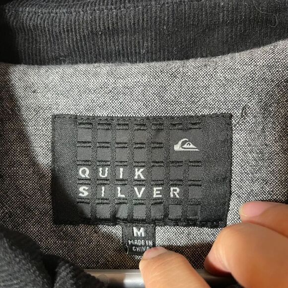Quicksilver Mens Black Jacket Size Medium - Picture 5 of 8